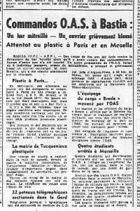  BASTIA 
26 Mars 1962
